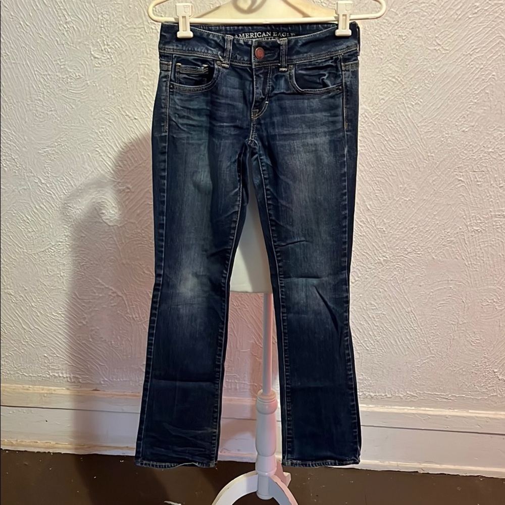 American Eagle Outfitters Dark Blue Boot Cut Jeans